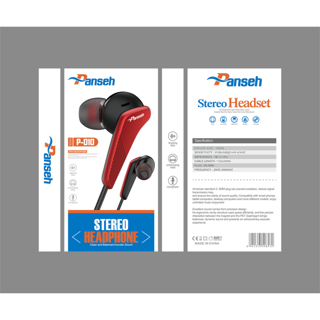 سماعات ستيريو للمكالمات والموسيقى للايفون بانسية - p-010