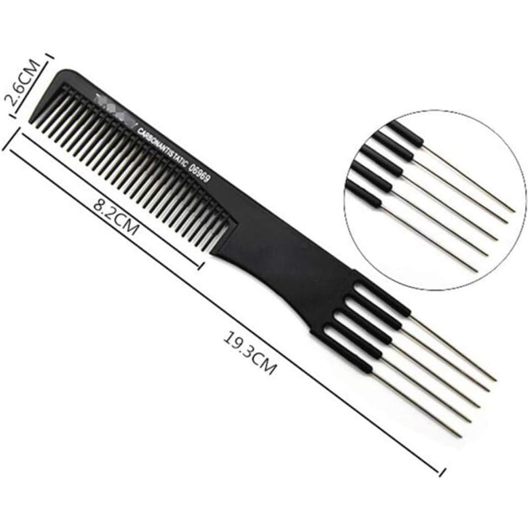 مشط رفيع لتصفيف الشعر - أسود