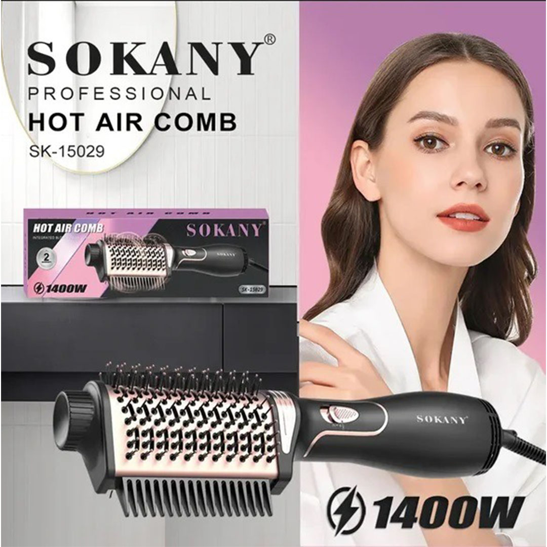 فرشة تجفيف الشعر من سوكاني - أسود - sk-15029