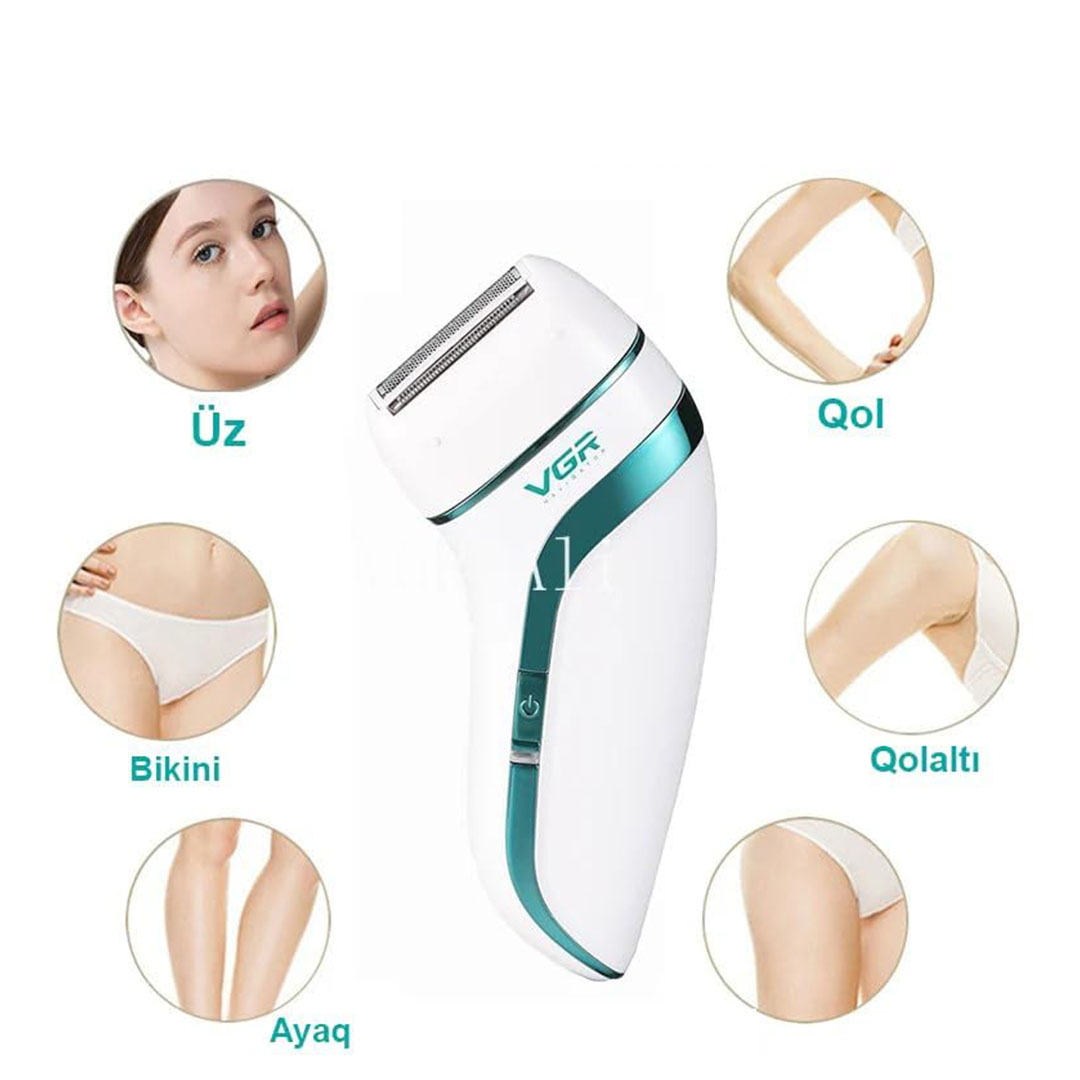 ماكينة إزالة الشعر VGR V-731 - 3 في 1 - ألوان متعددة