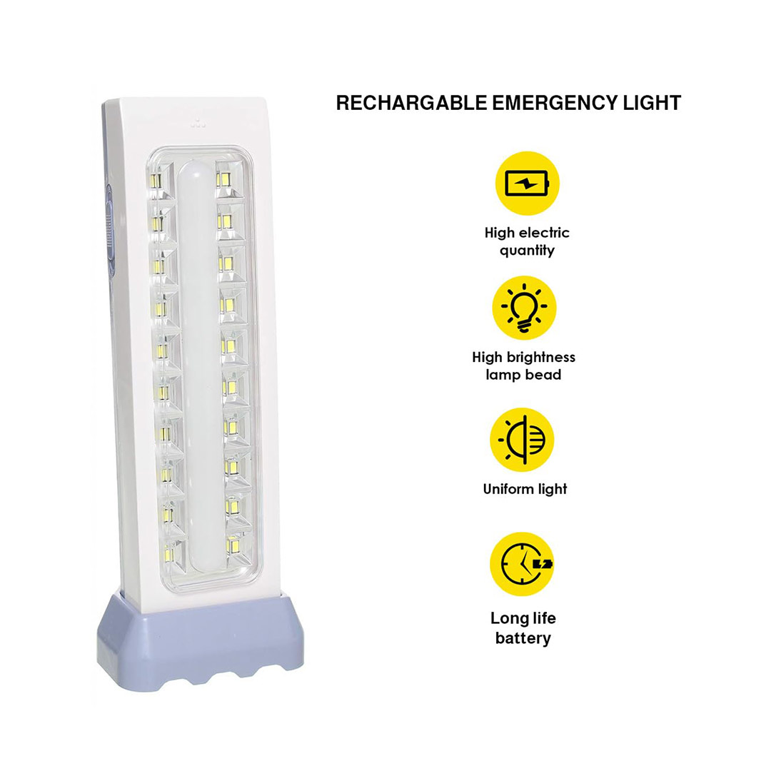 LJ-5930-1 كشاف طوارئ قابل للشحن - 30 لمبة