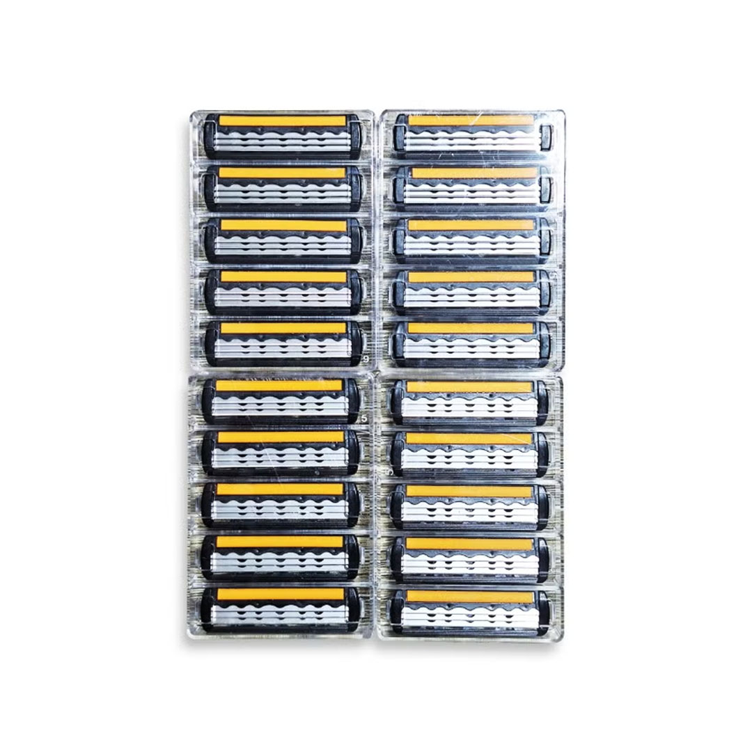 مجموعة ماكينة حلاقة ثلاثية الشفرات مع 21 خرطوشة - WT202540