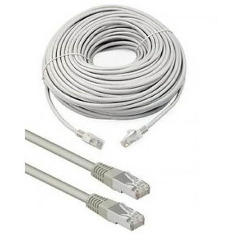 كابل انترنت Cat 6 - 9 متر - أبيض
