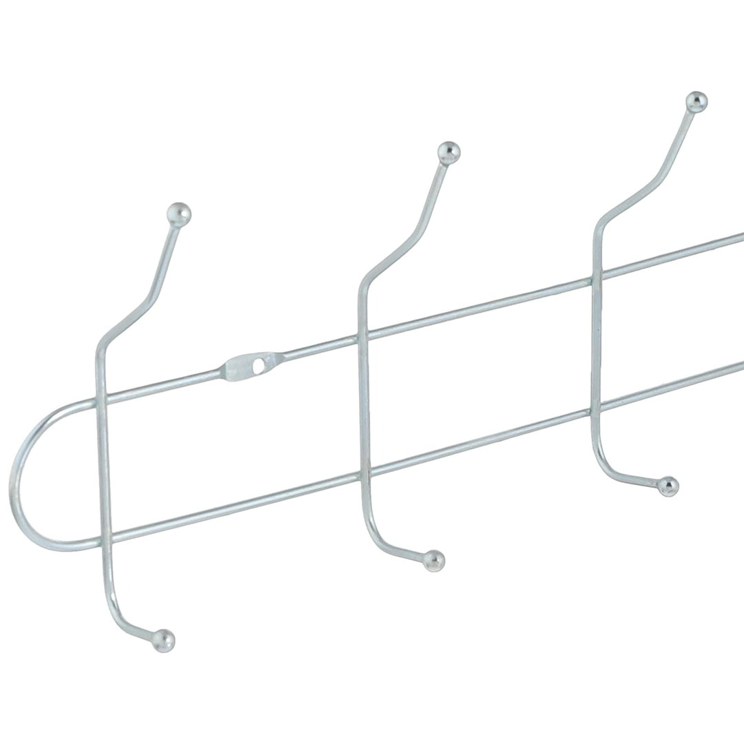شماعة ستانلس ستيل للملابس - 12 خطاف - فضي