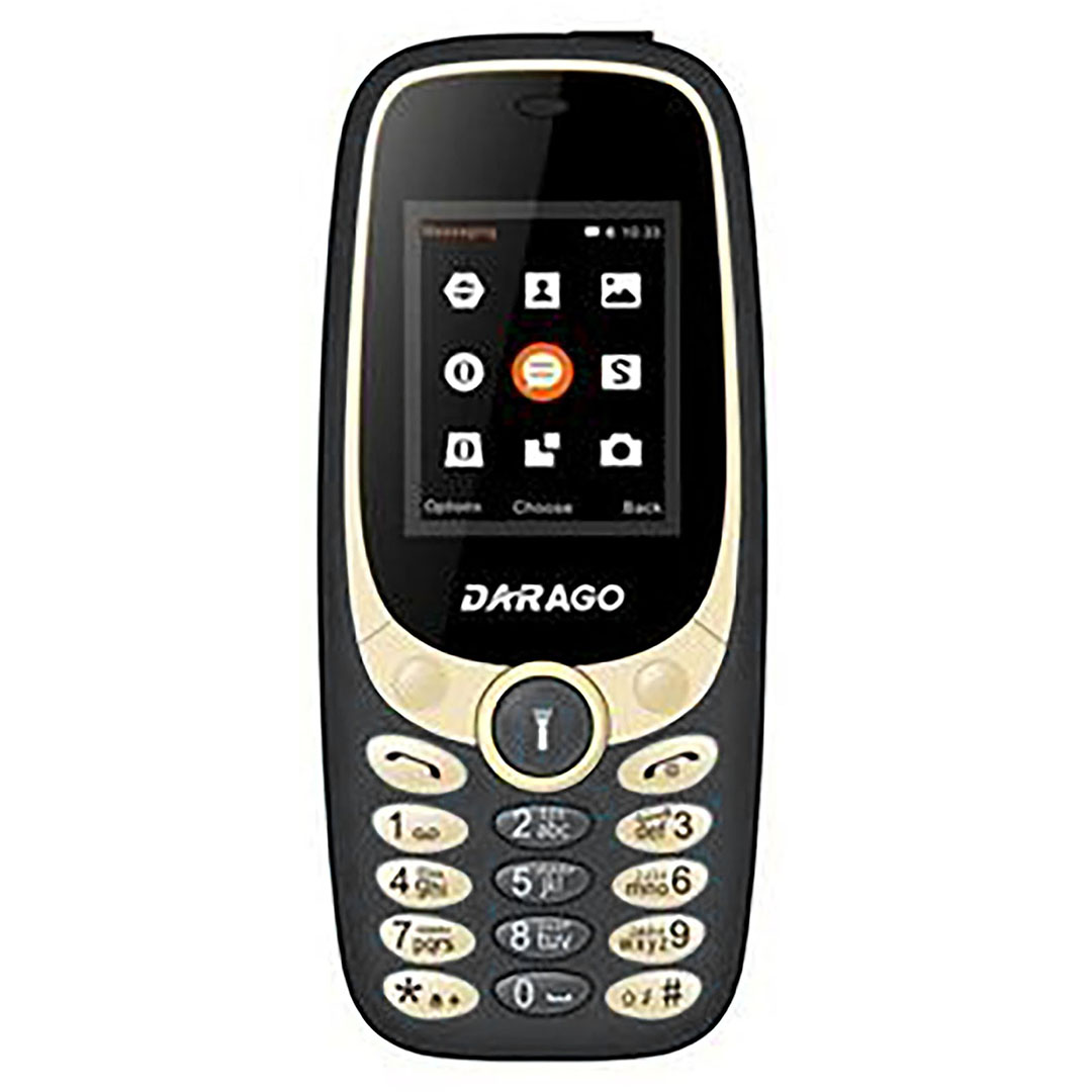 موبايل داراجو DR20 ثنائي الشريحة - أسود