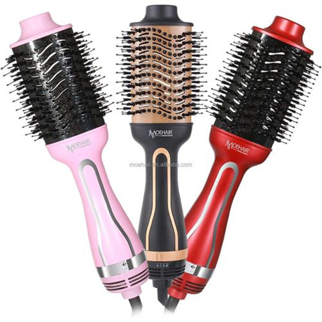 فرشاة مجفف شعر احترافية موهير - 1200 وات - أحمر - MO-7117