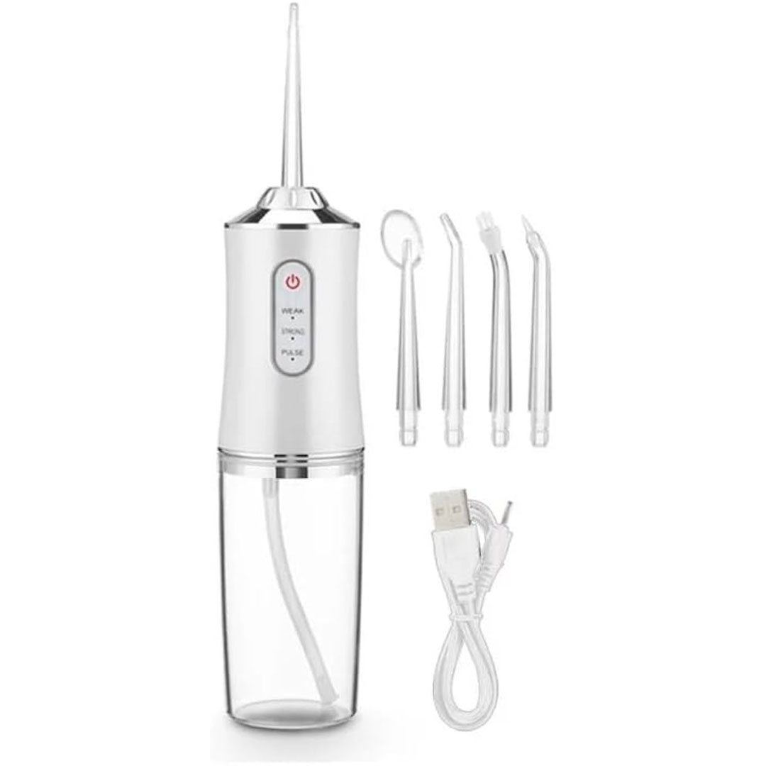 جهاز تنظيف الأسنان بالماء – 3 أوضاع – مع 4 رؤوس