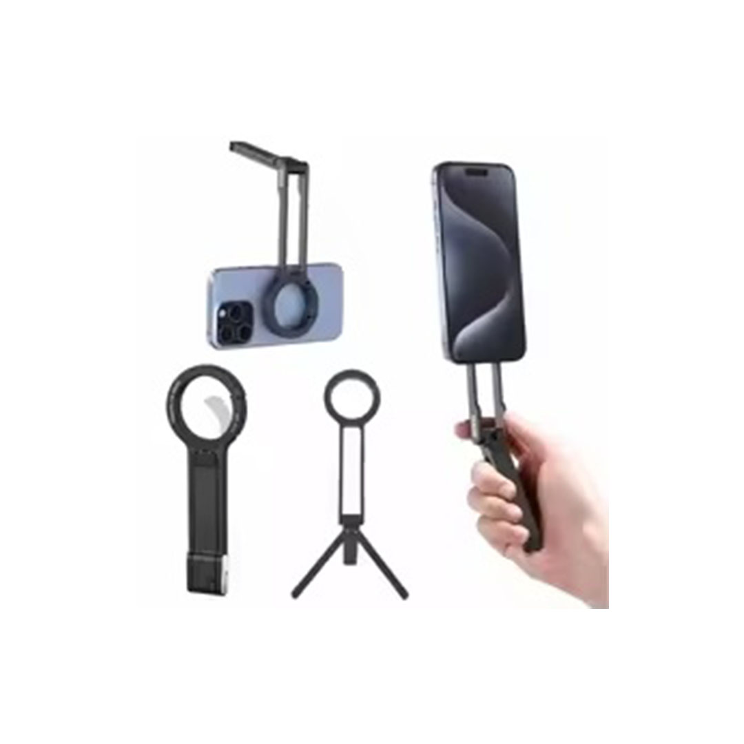 حامل ثلاثي مغناطيسي MagSafe للجيب - رمادي