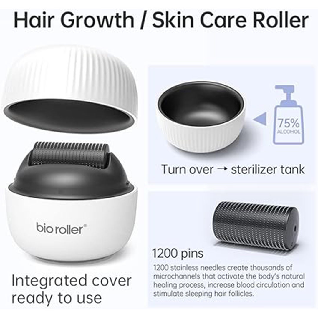 أسطوانة ديرما ميكرو نيدلينج لشعر اللحية - 0.5 ملم
