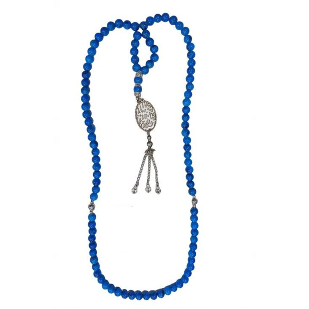 سبحة خرز - 99 حبة - أزرق