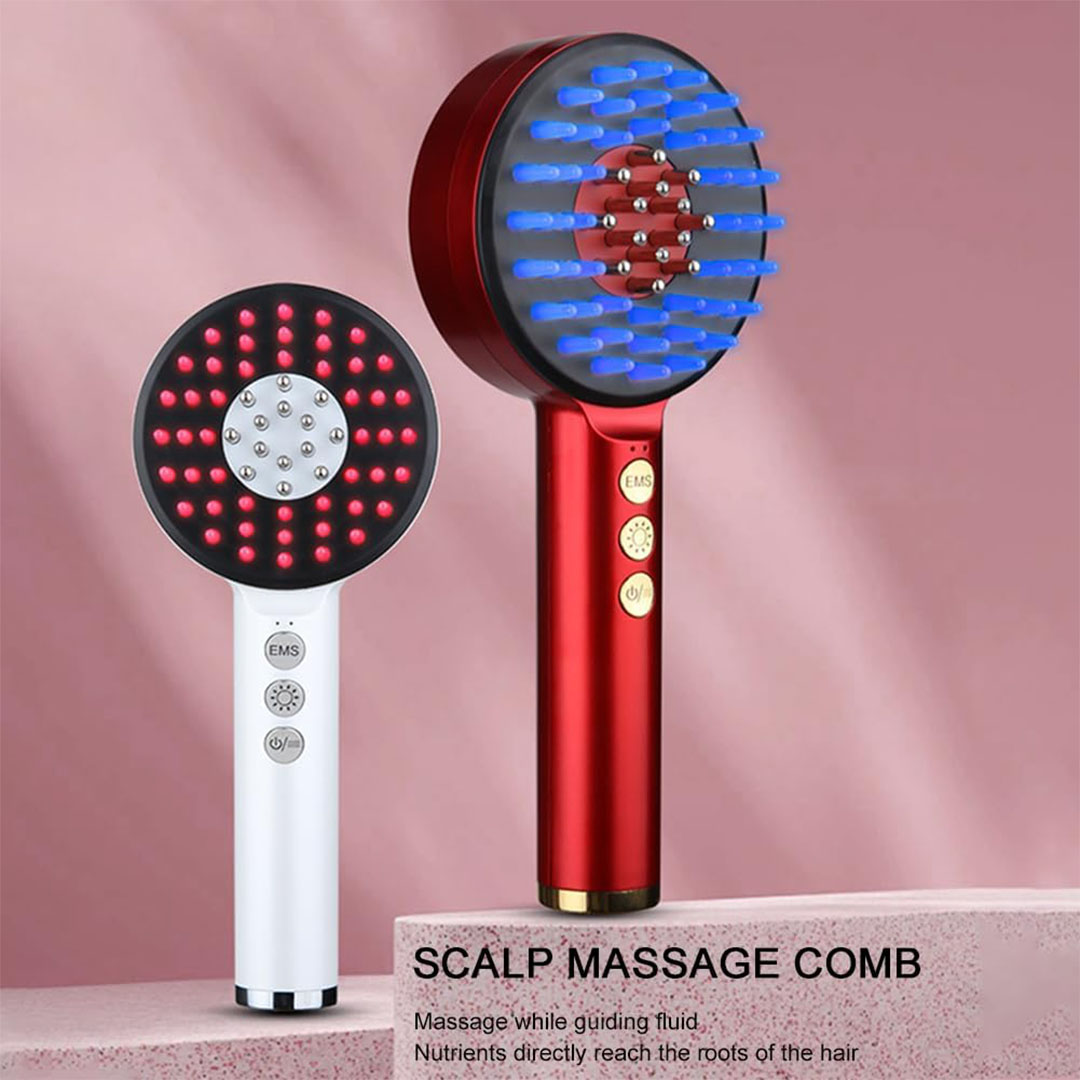 جهاز مساج فروة الرأس اللاسلكي  - أبيض