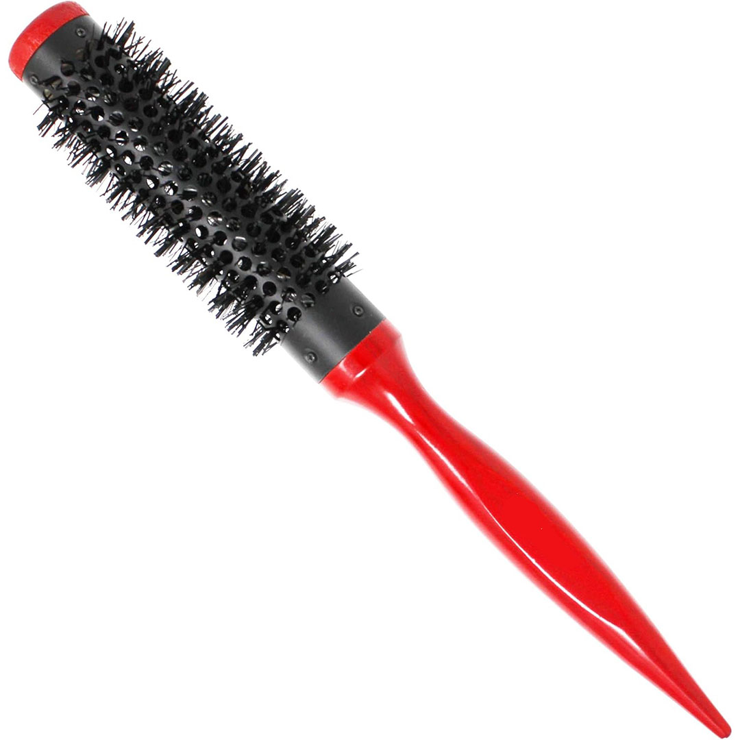 فرشة استشوار خشب  - مقاس 5 - أحمر