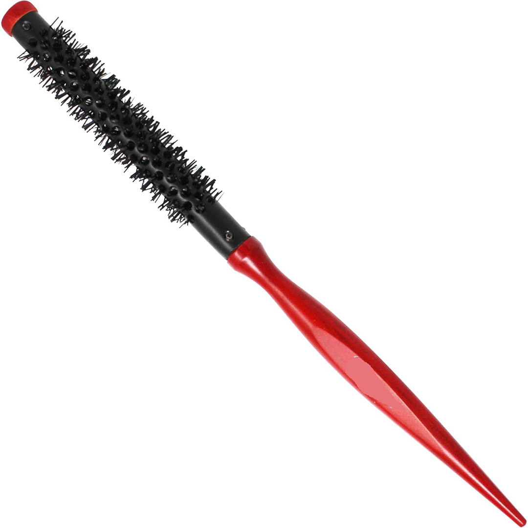 فرشة استشوار خشب - مقاس 1/2 - 2 قطعة - أحمر