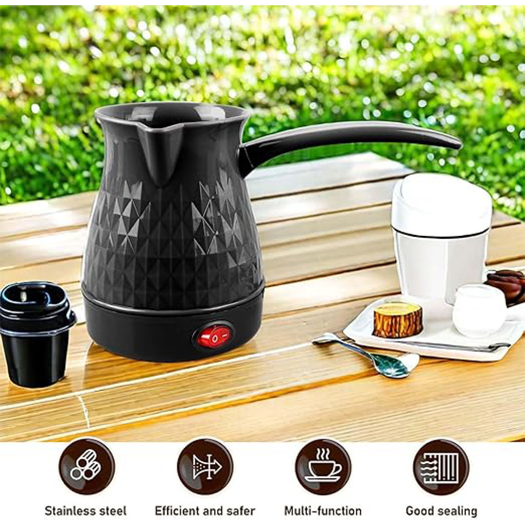 غلاية قهوة وشاي اوشن باور - 600 وات - أسود