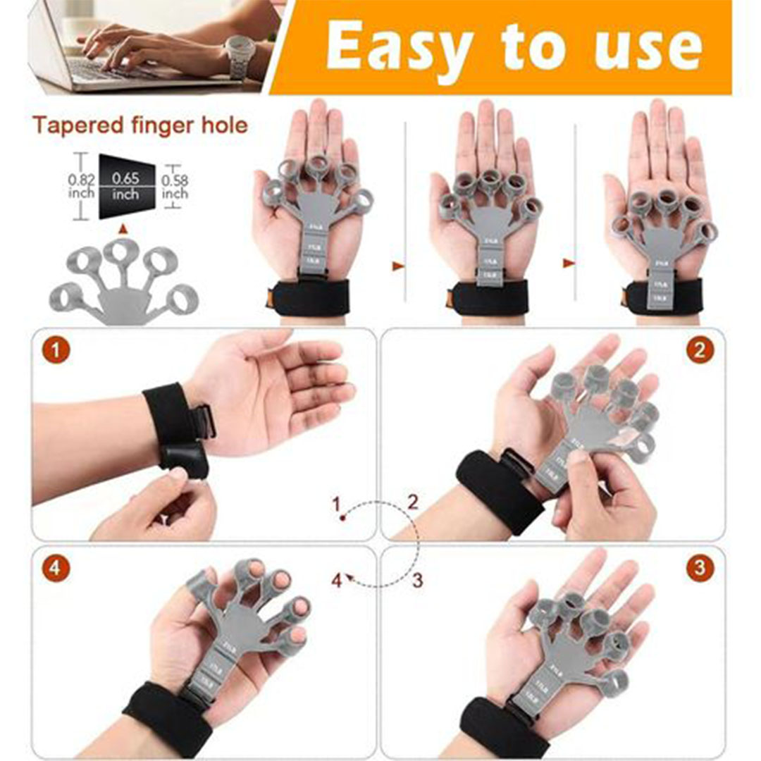 جهاز تدريب قبضة اليد لتمرين الأصابع والساعد