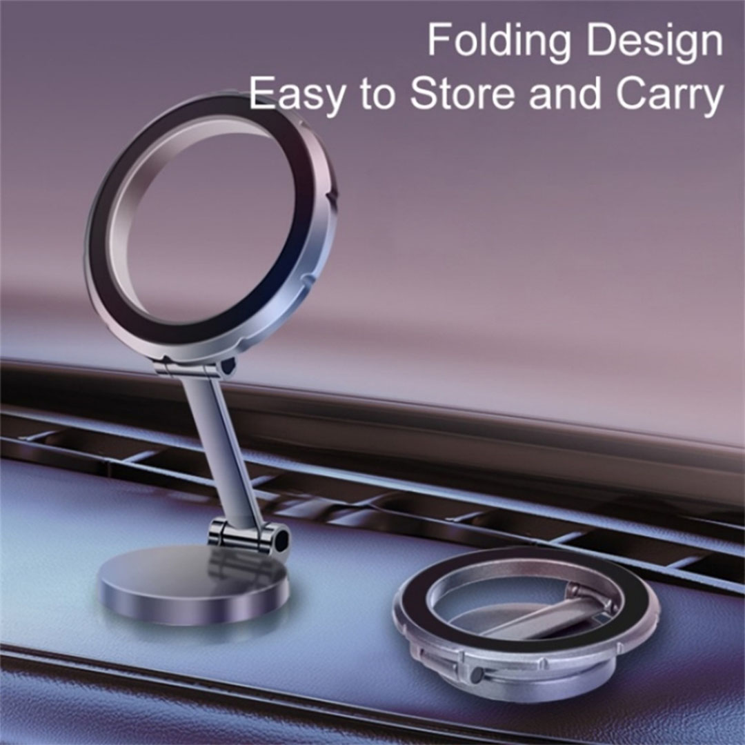 ⁧حامل هاتف مغناطيسي قابل للطي وقابل للدوران