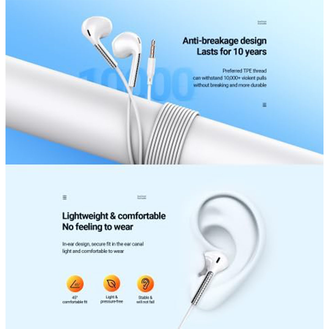 سماعات اذن سلكية بميكرفون من سيلبريت - G28