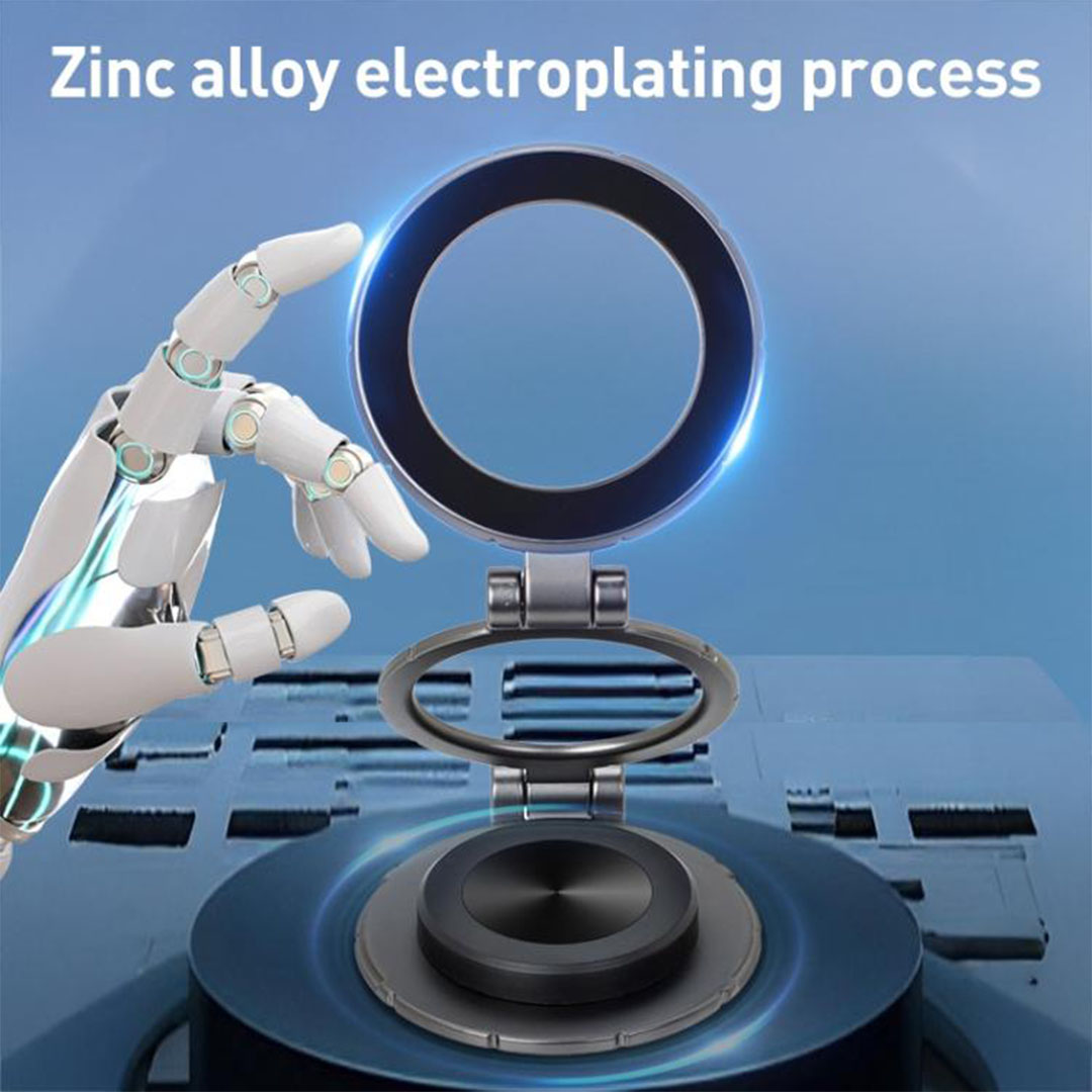 حامل هاتف السيارة G222 مغناطيسي معدني وقابل للطي