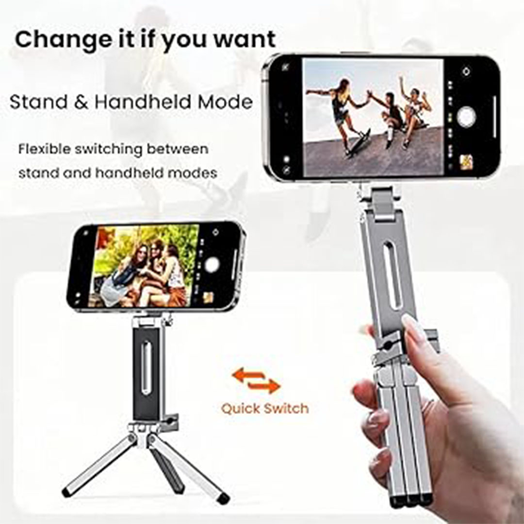 حامل ثلاثي مغناطيسي MagSafe للجيب - فضي