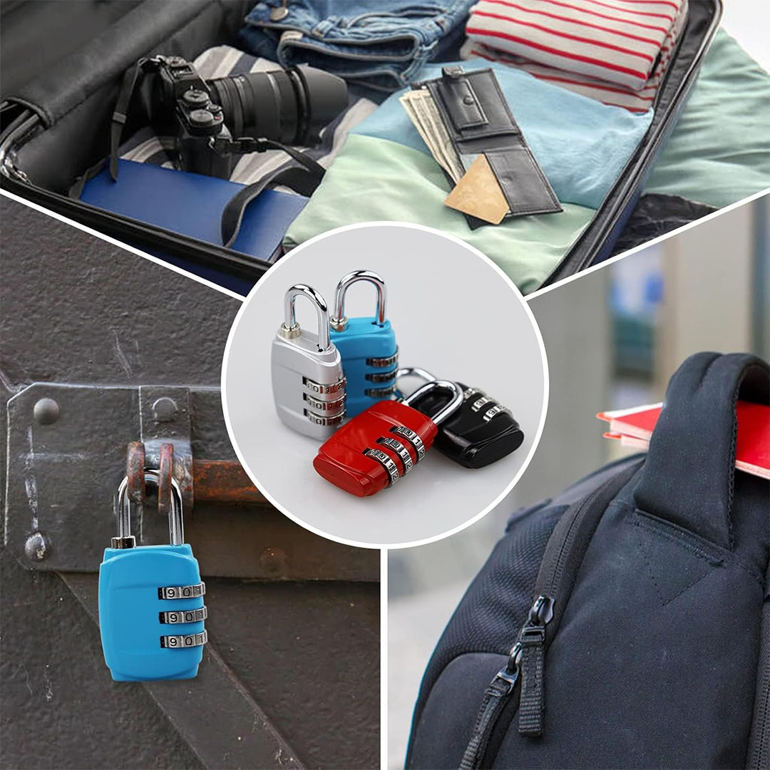 قفل أرقام 2 قطعة لشنط السفر والعجلة
