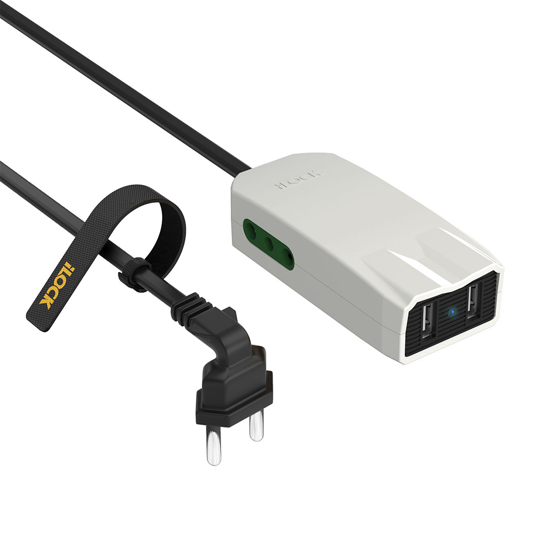 شاحن ميني برو سريع - 4 منافذ اي لوك - 1.5 متر