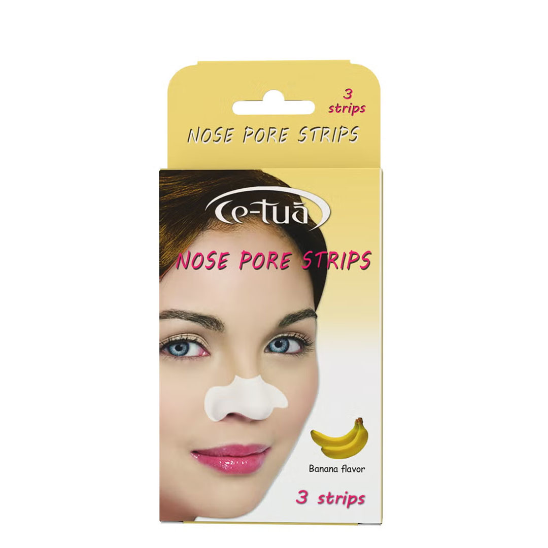 شرائط تنظيف مسام الأنف بالموز - ٣ شرائط