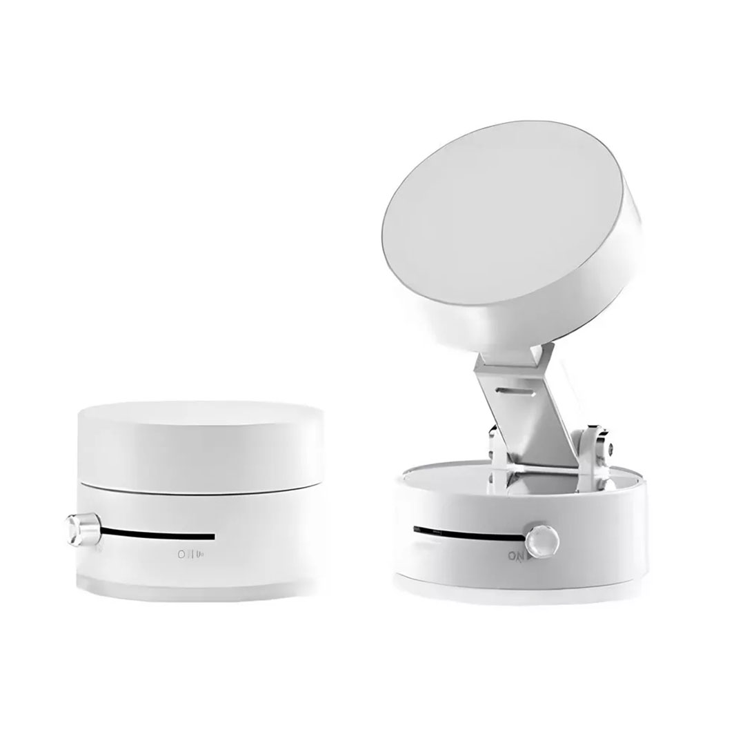 حامل هاتف مغناطيسي للسيارة Vacuum A2 قابل للطي - أبيض