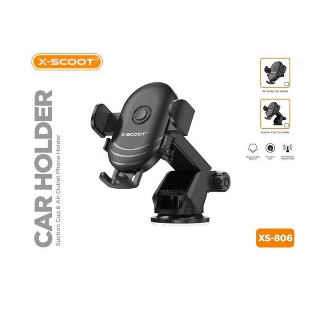 X Scoot حامل هاتف للسيارة يدور 360 درجة