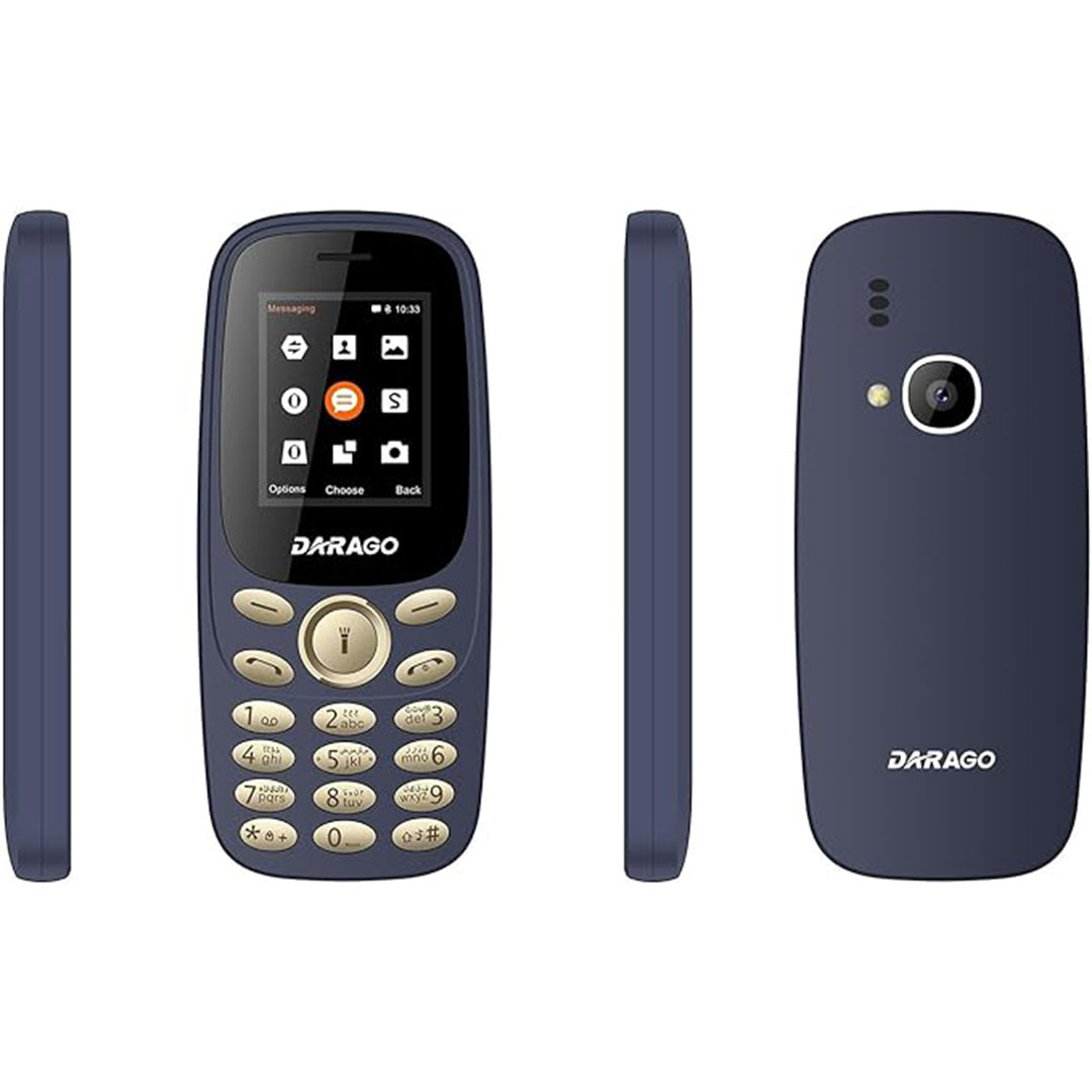 موبايل داراجو D10 ثنائي الشريحة - بدون كاميرا - أزرق