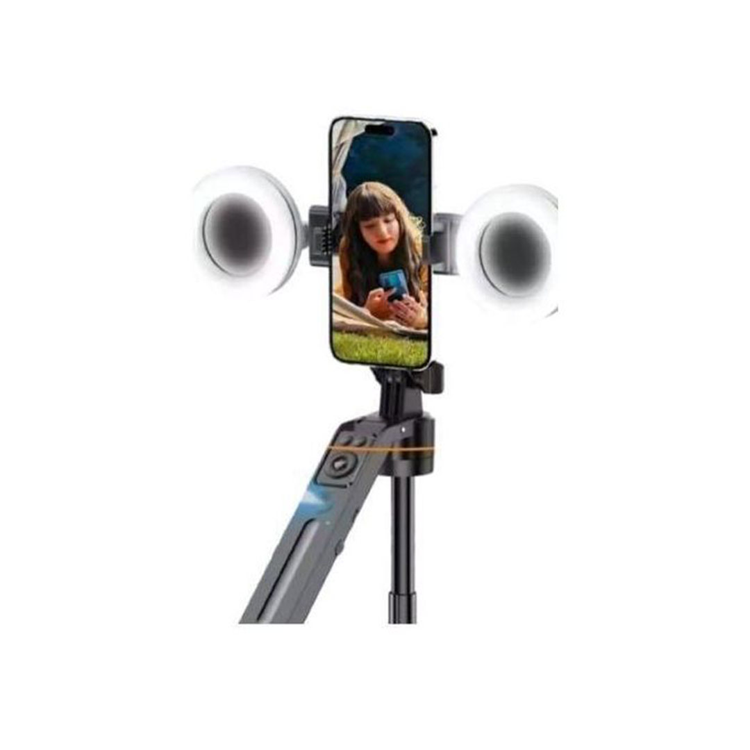 عصا سيلفي ثلاثية القوائم ذكية AI 180 سم AUTO-A7 Pro