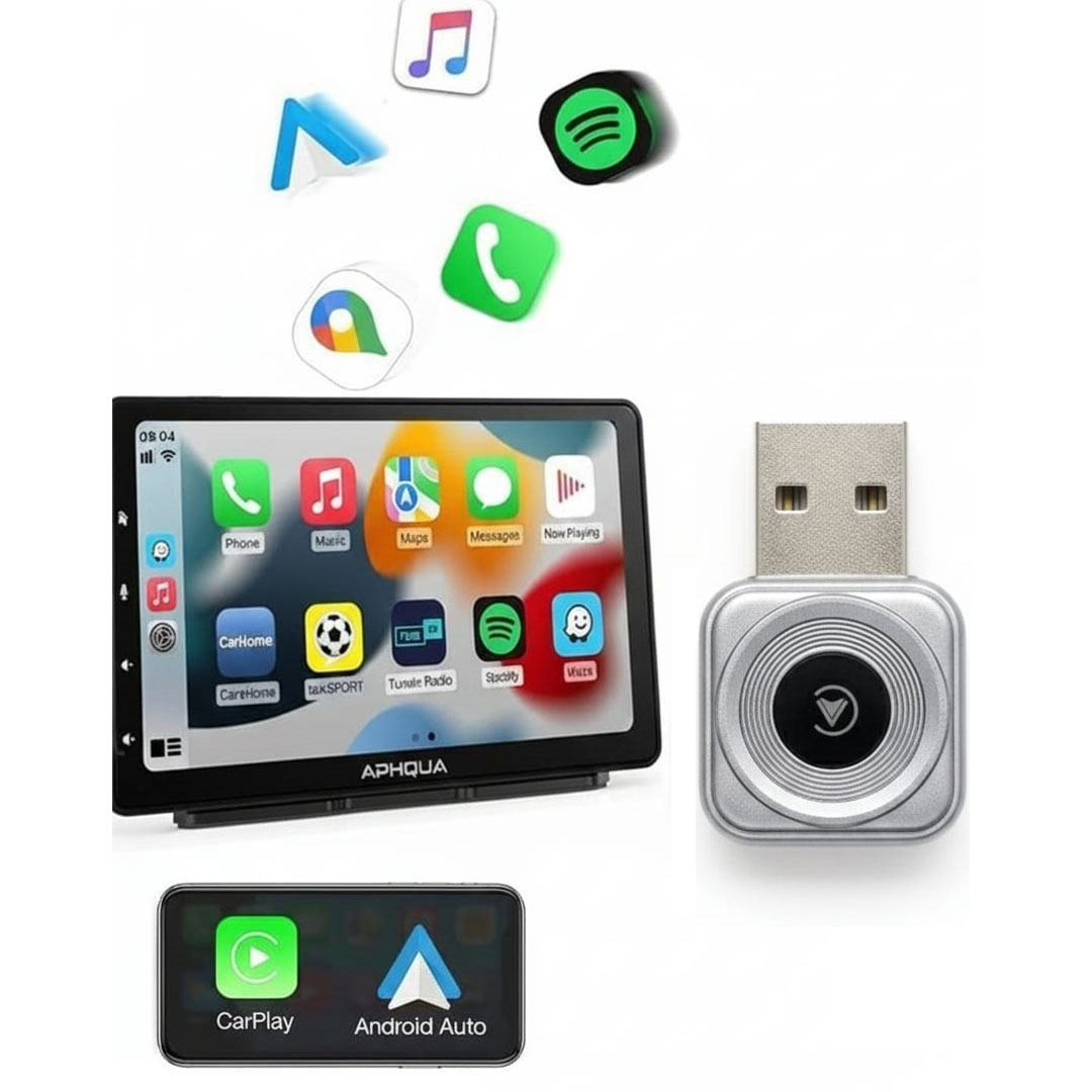 محول CarPlay Mini لاسلكي اندرويد - إصدار 2025