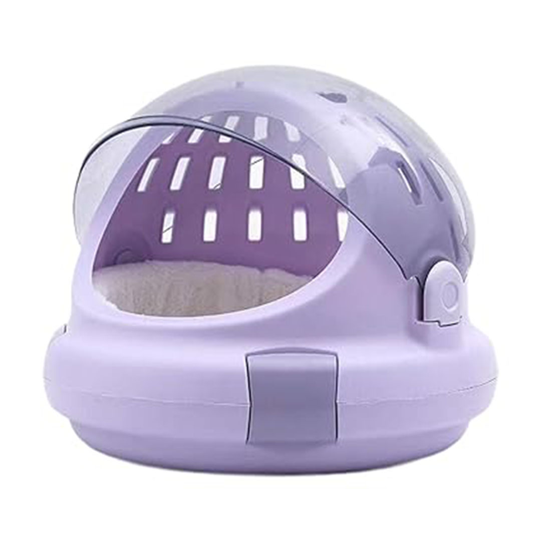 شنطة للكلاب والقطط الصغيرة للسفر - بنفسجي