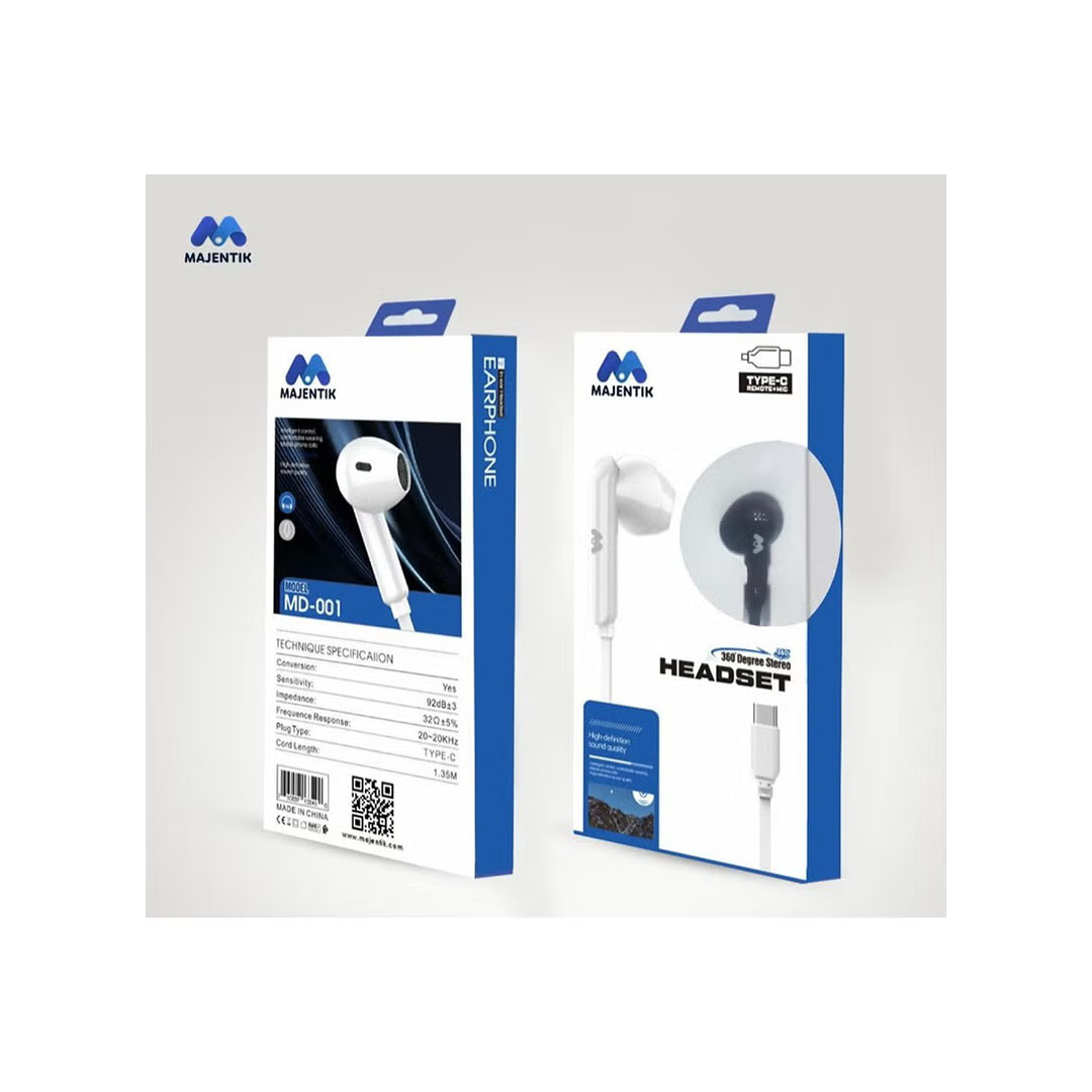 سماعة أذن سلكية تايب سي من ماجينتك - MD-001