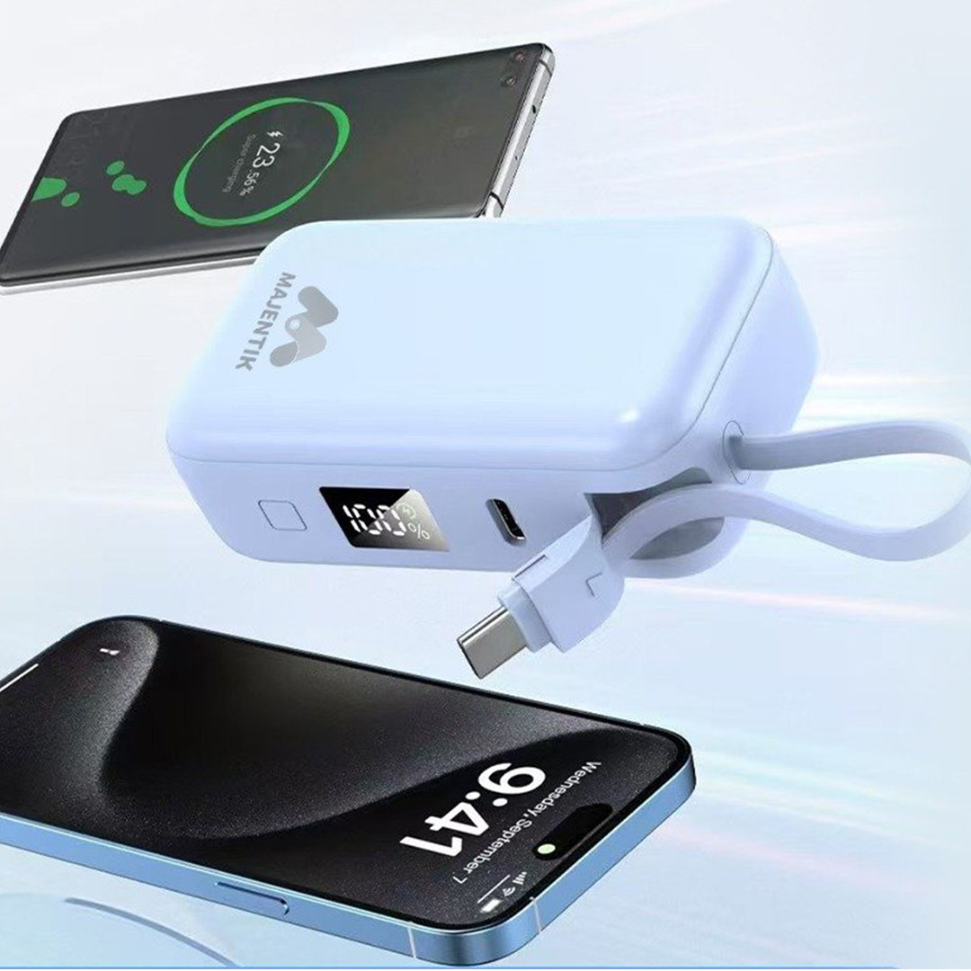 باور بانك -10000 مللي أمبير - أبيض - MJ-34