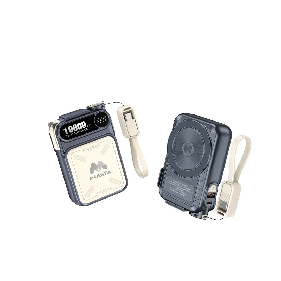 باور بانك -10000 مللي أمبير - رمادي - MJ-35