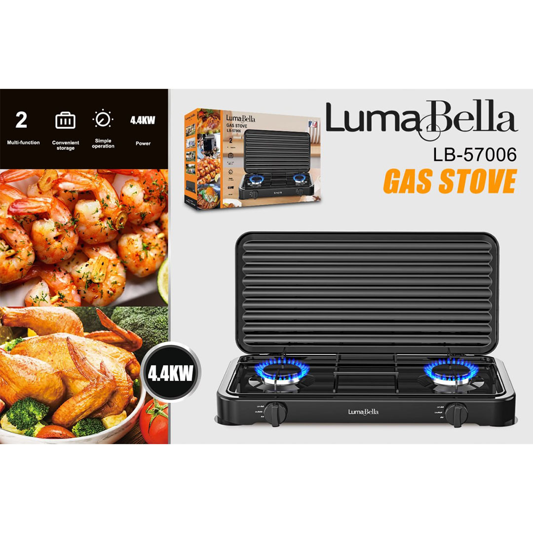 لوما بيلا بوتجاز جريل 2*1 - أسود - LB-57006