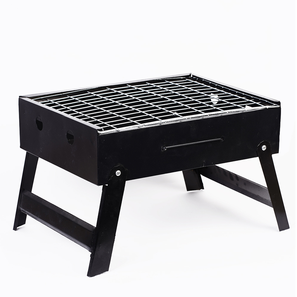 شواية فحم محمولة - أسود