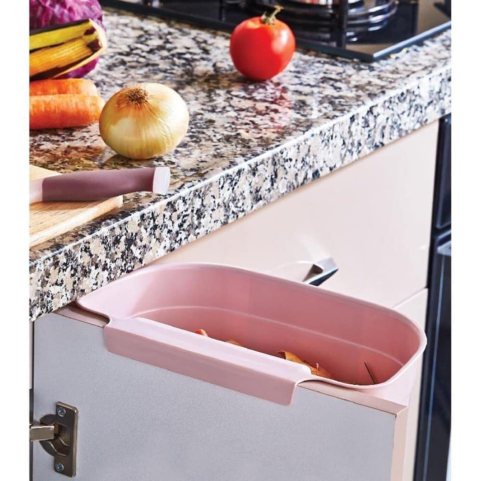 سلة بلاستيك معلقة للمطبخ