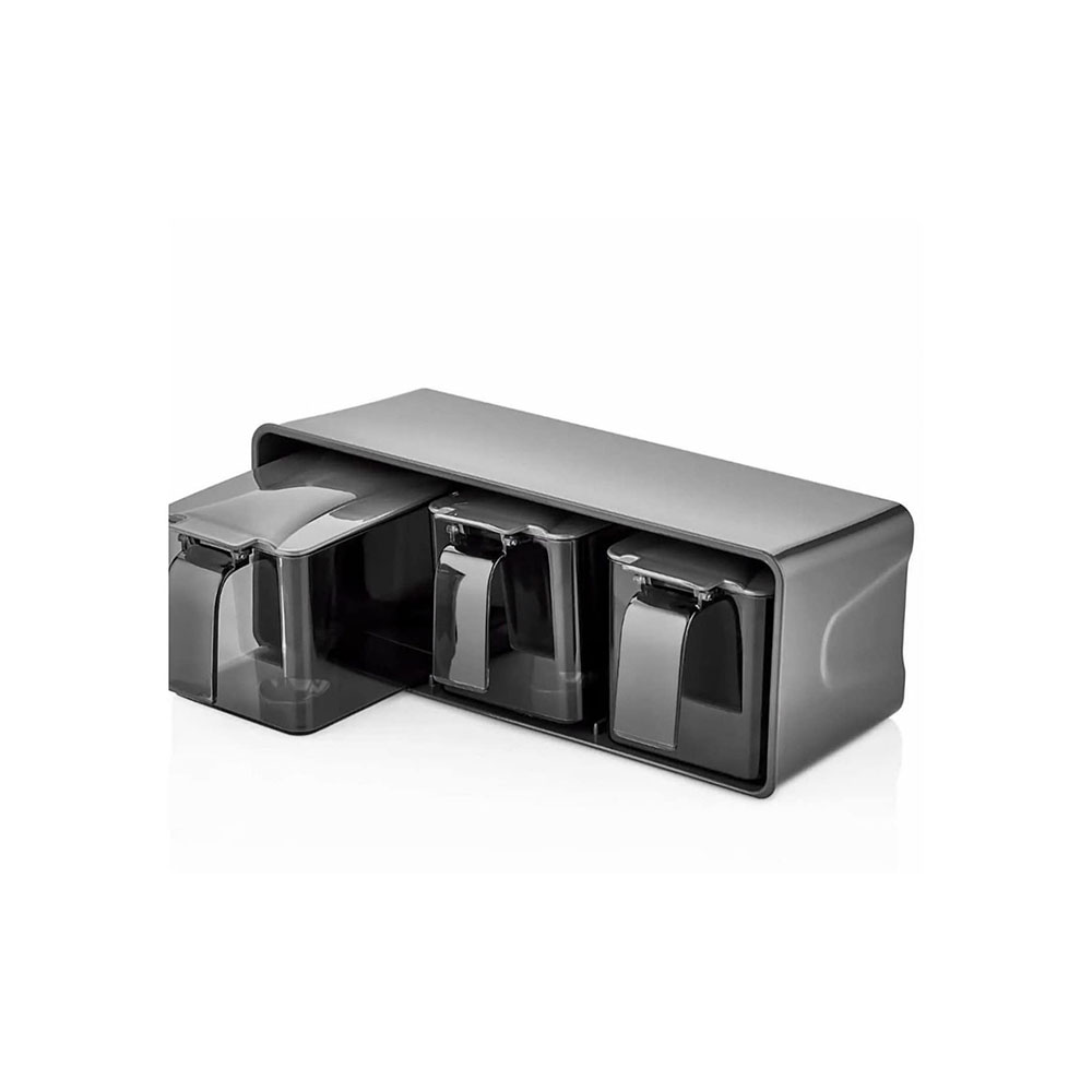 طقم توابل أكريليك - 3 قطع