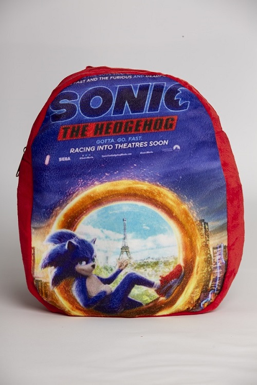 شنطة ظهر للأطفال سونيك - أحمر