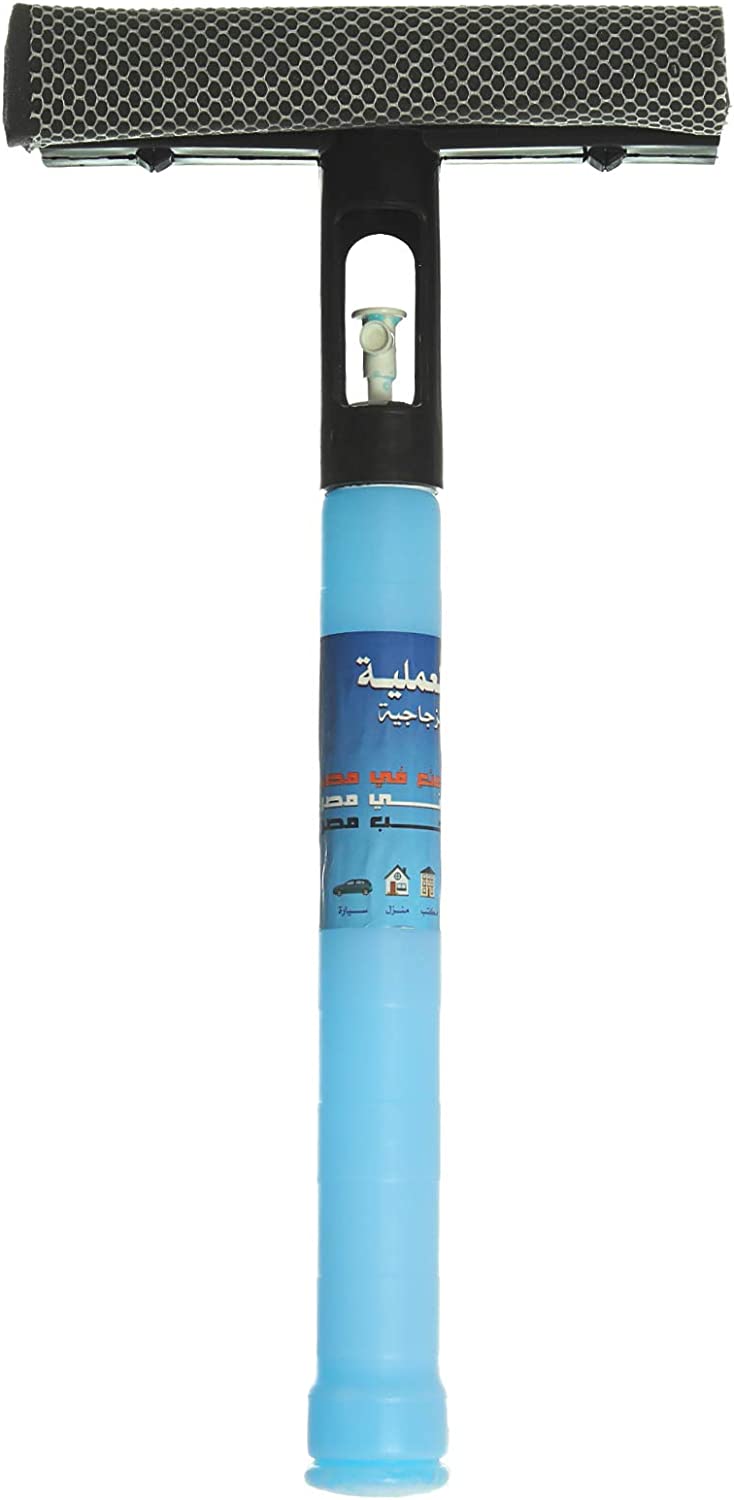 مساحة تنظيف الزجاج مع بخاخ