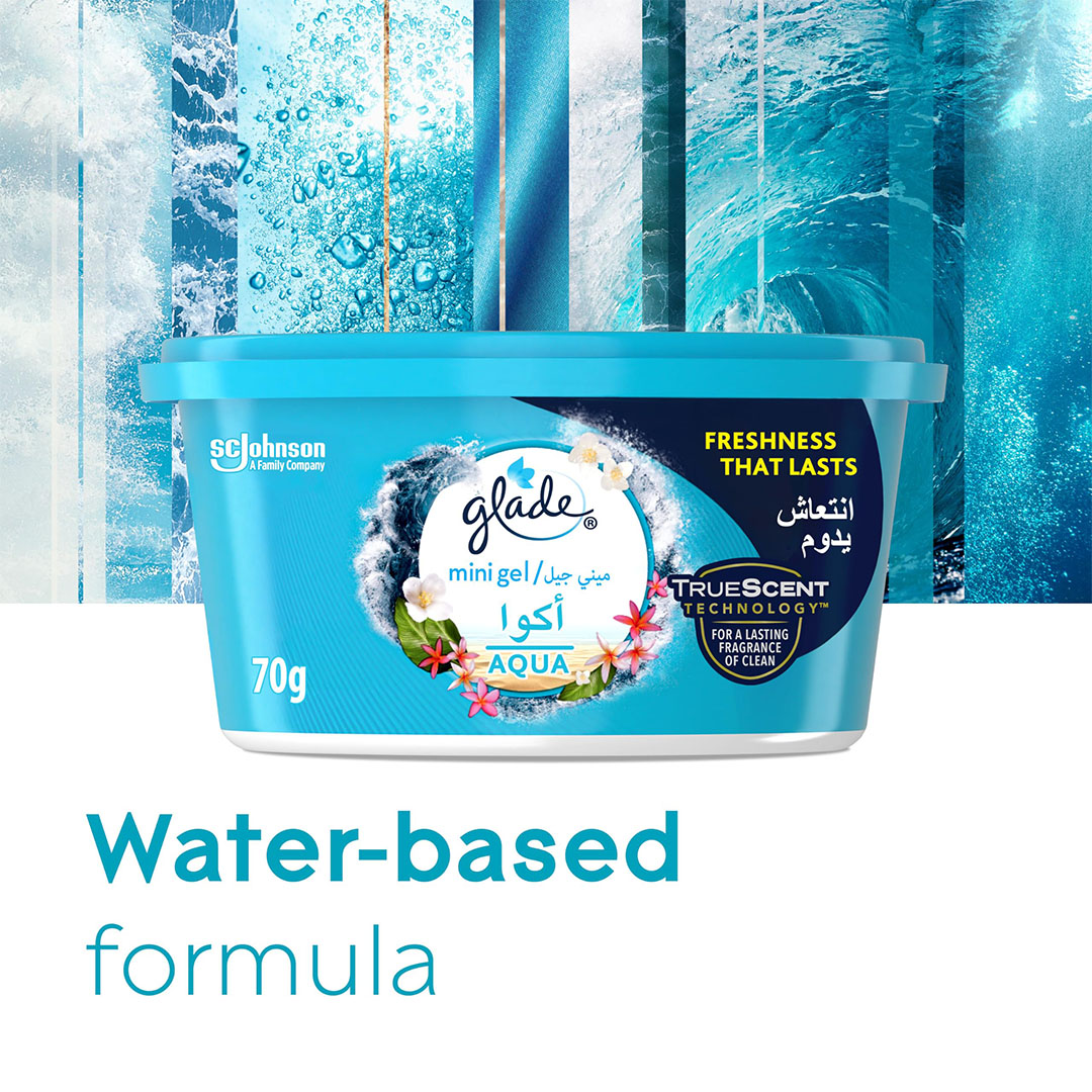 معطر الجو ميني جل اكوا من جليد - 70 جم