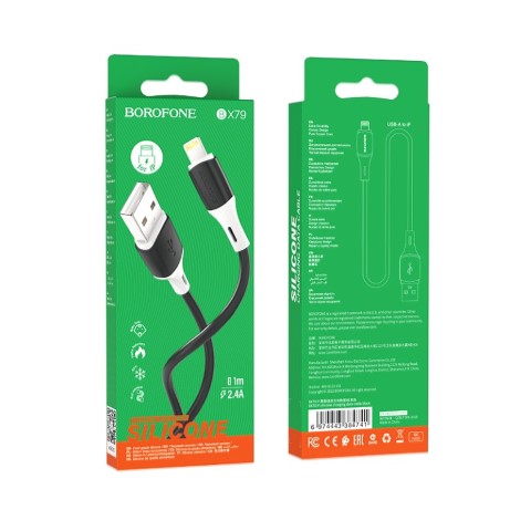 BX79 كابل سيليكون لشاحن أيفون