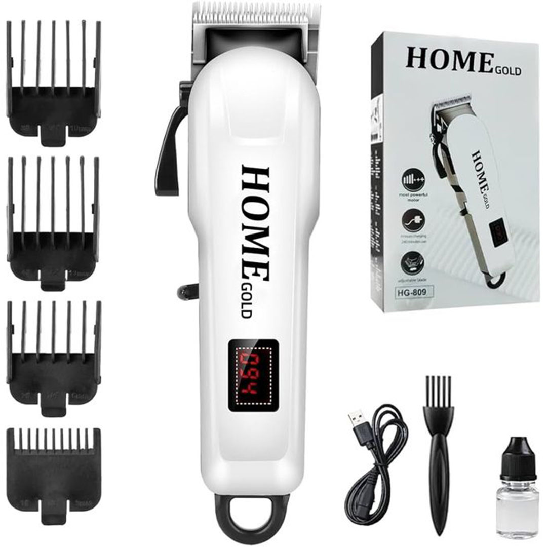 ماكينة قص الشعر هوم جولد - قابلة لإعادة الشحن - HG-809