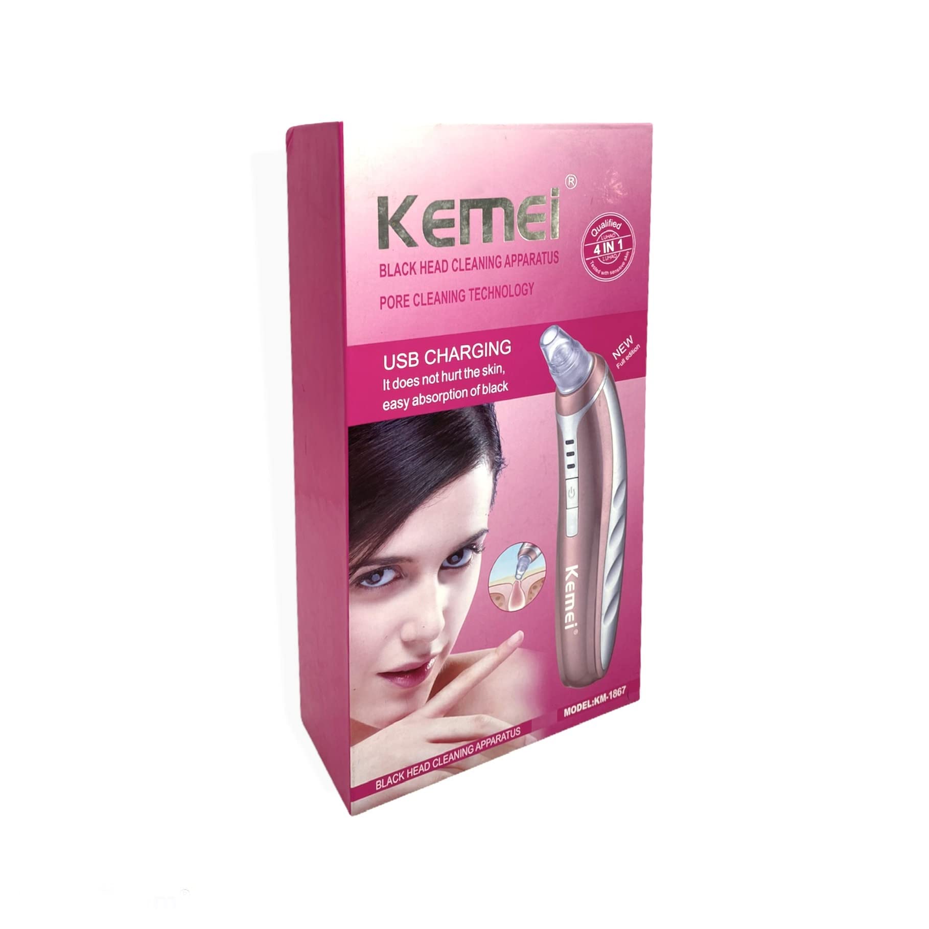 KM-1867 جهاز إزالة الرؤوس السوداء 4 في 1