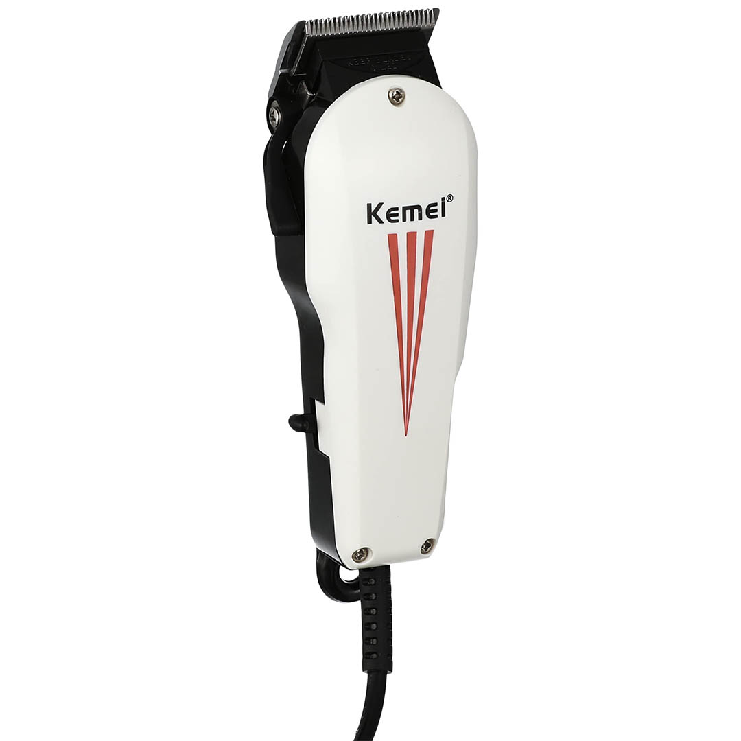 km-8845 ماكينة حلاقة الشعر كهربائية - أبيض