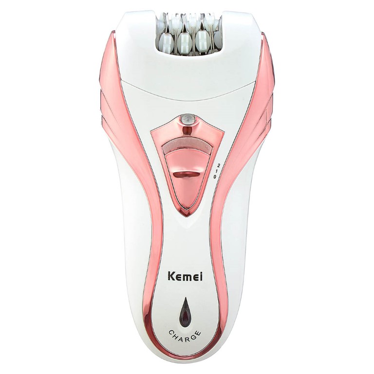 KM-3010 ماكينة إزالة الشعر 3*1 للنساء - أبيض