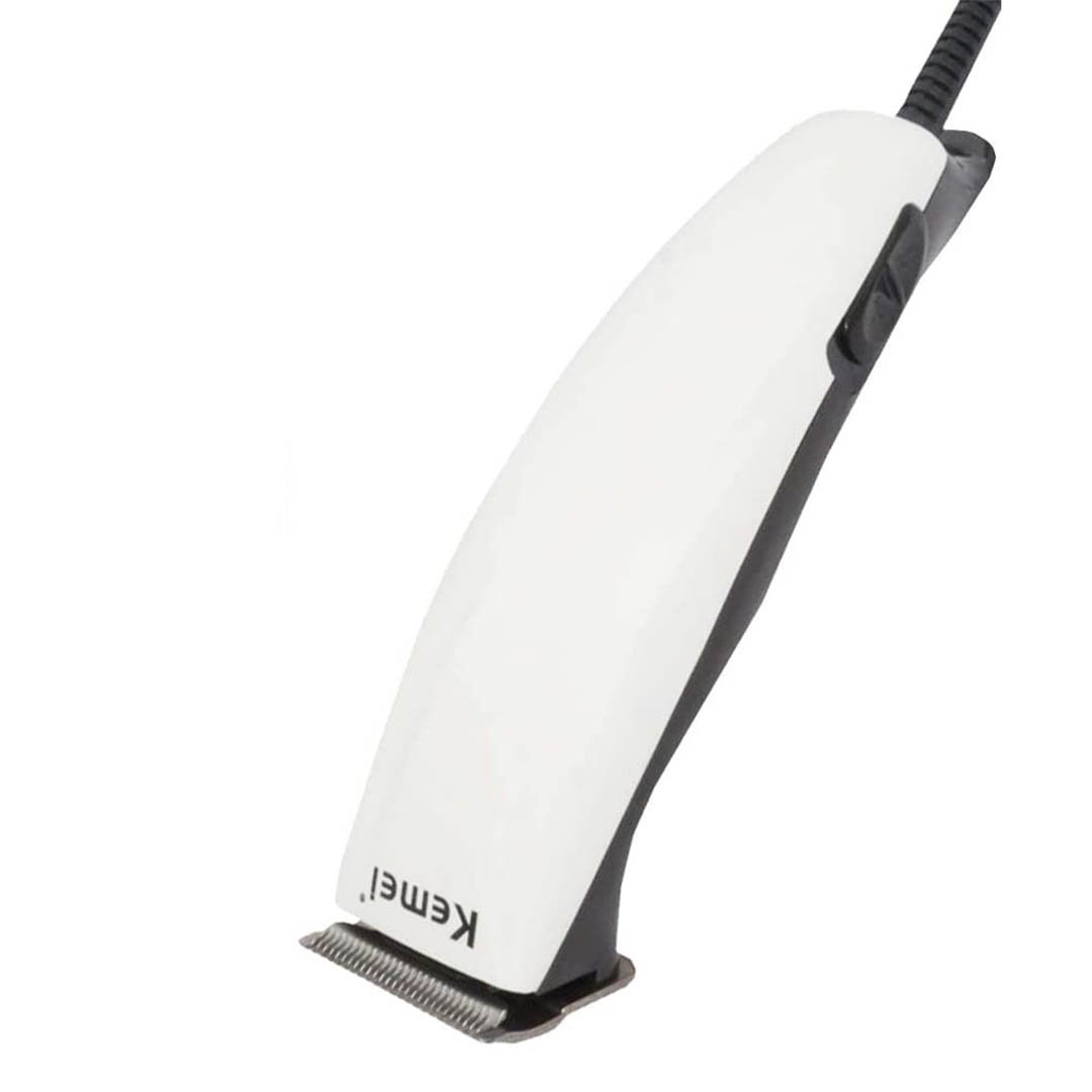 KM-6603 ماكينة حلاقة الشعر الكهربائية - أبيض