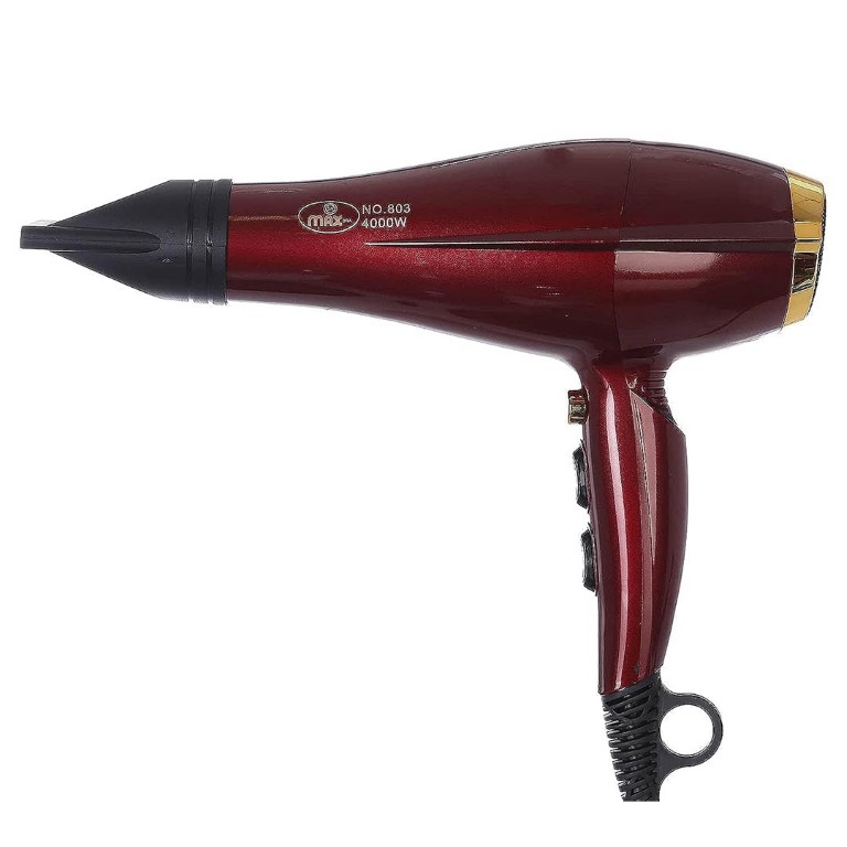 MAX-803 مجفف الشعر الكهربائي - 4000 وات - نبيتي
