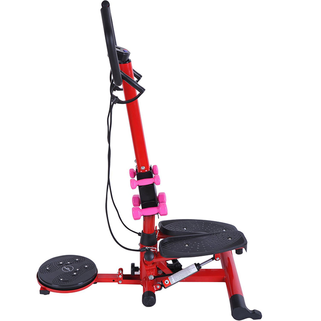 جهاز سوزير لتمارين الخصر مع دمبلز وجهاز دوار